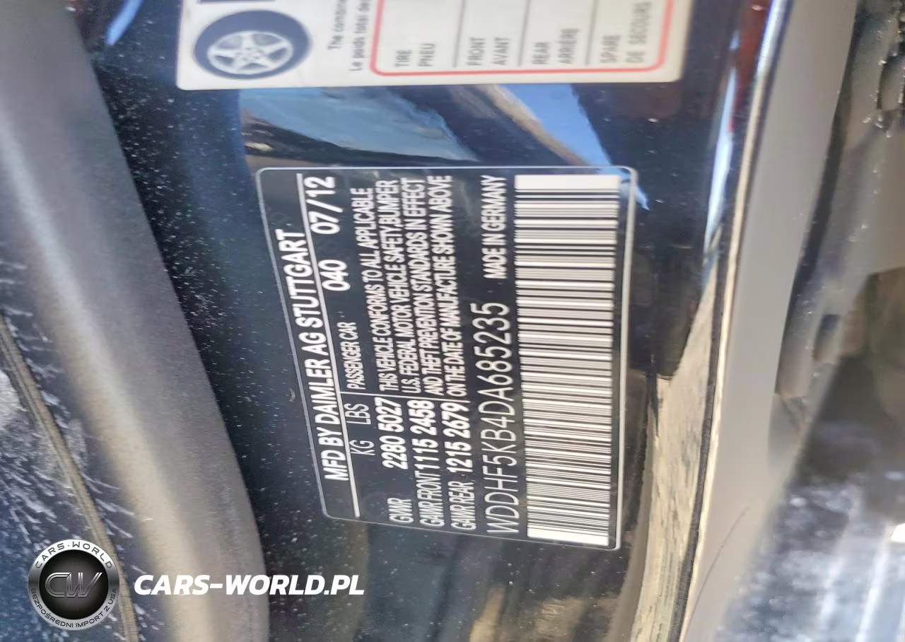 2013 Mercedes-Benz E 350 VIN:WDDHF5KB4DA685235 - 12