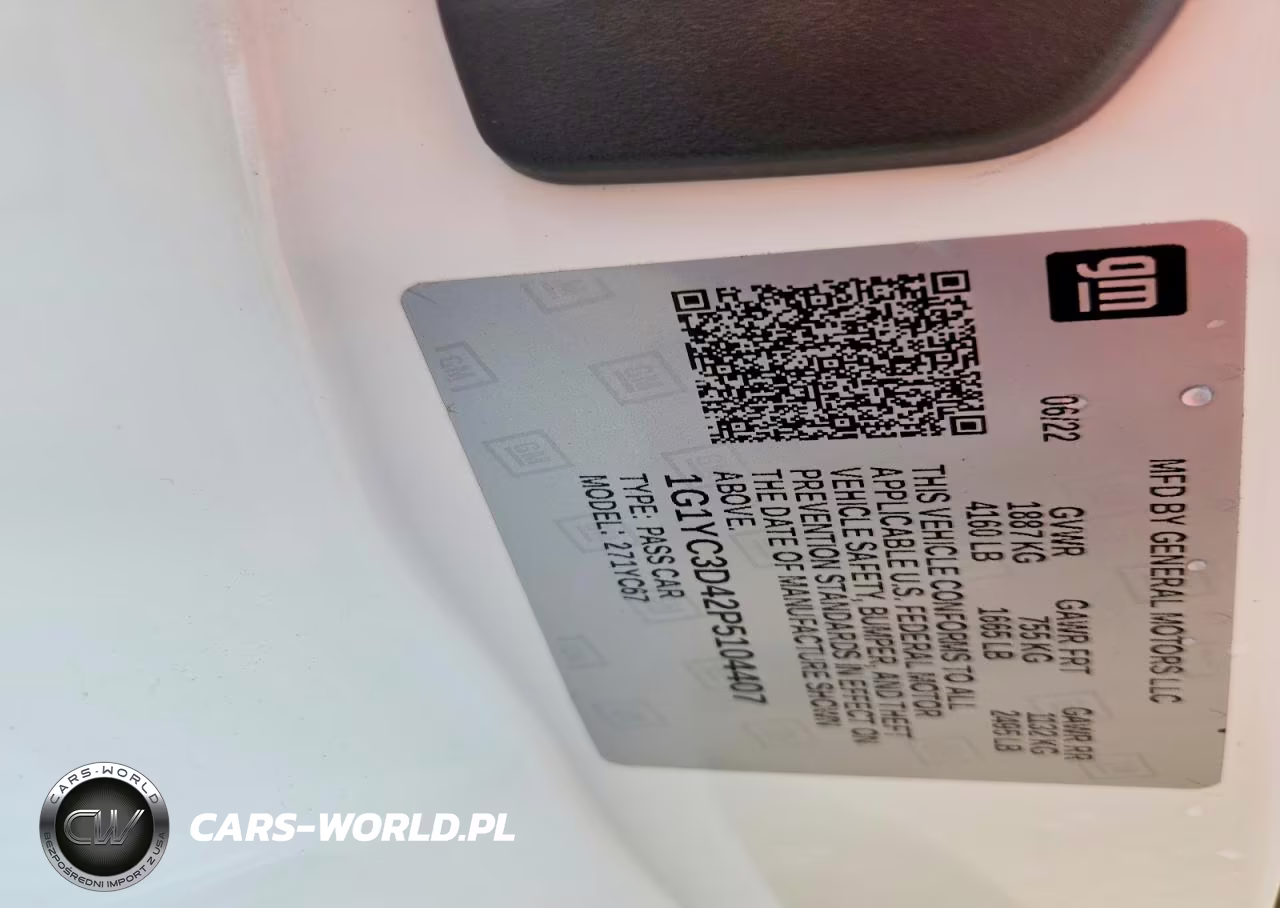2023 Chevrolet Corvette Stingray 3Lt VIN:1G1YC3D42P5104407 - 12