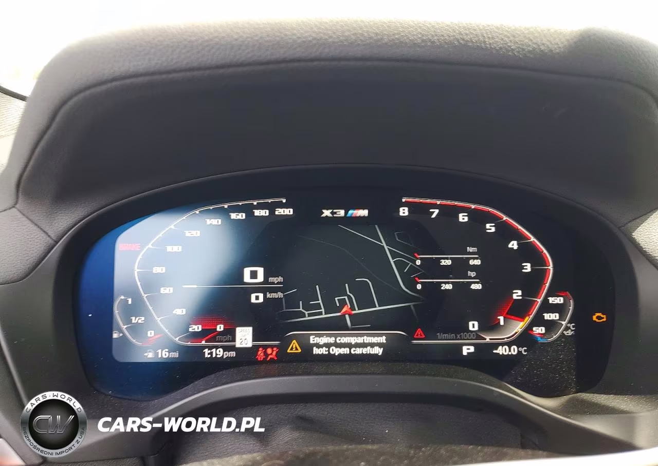 2021 BMW X3 M Competition VIN:5YMTS0C05M9G57309 - 9