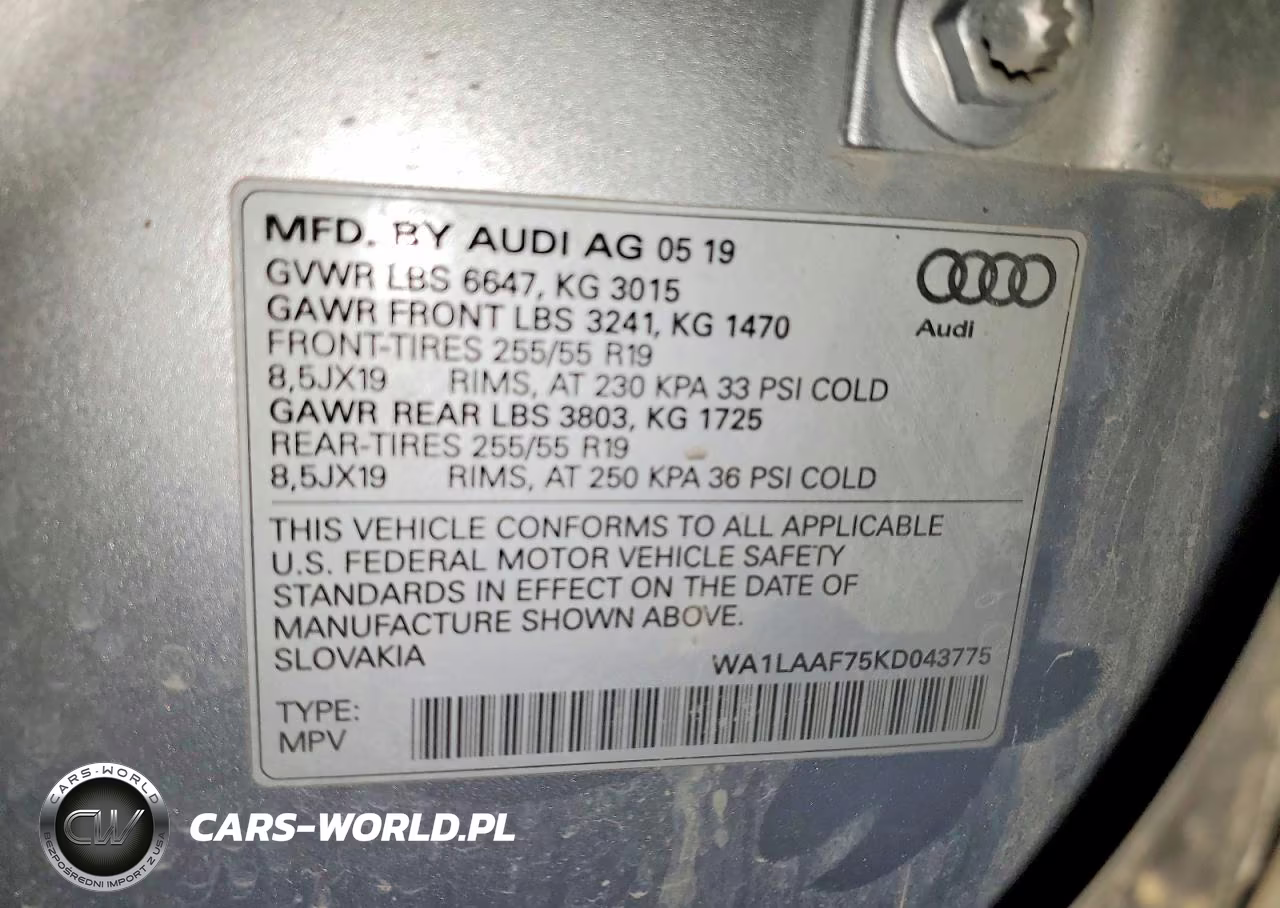 2019 Audi Q7 Premium Plus VIN:WA1LAAF75KD043775 - 13
