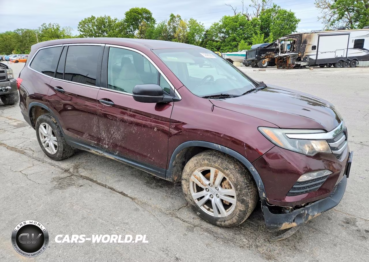 2017 Honda Pilot Lx VIN:5FNYF6H15HB063464 - 4