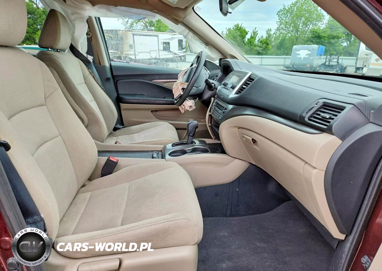 2017 Honda Pilot Lx VIN:5FNYF6H15HB063464 - 7