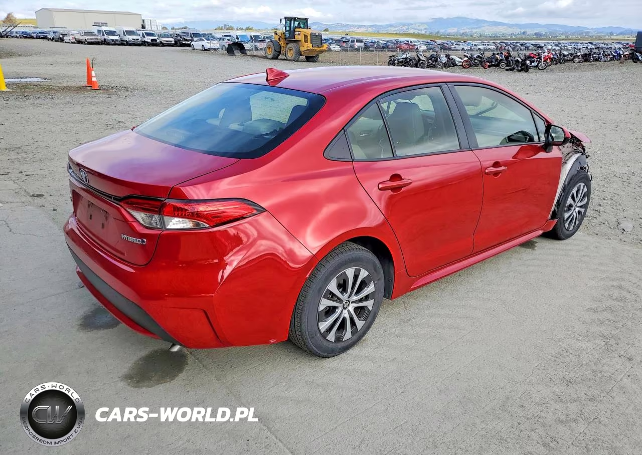 2021 Toyota Corolla Le VIN:JTDEAMDE8MJ011604 - 3