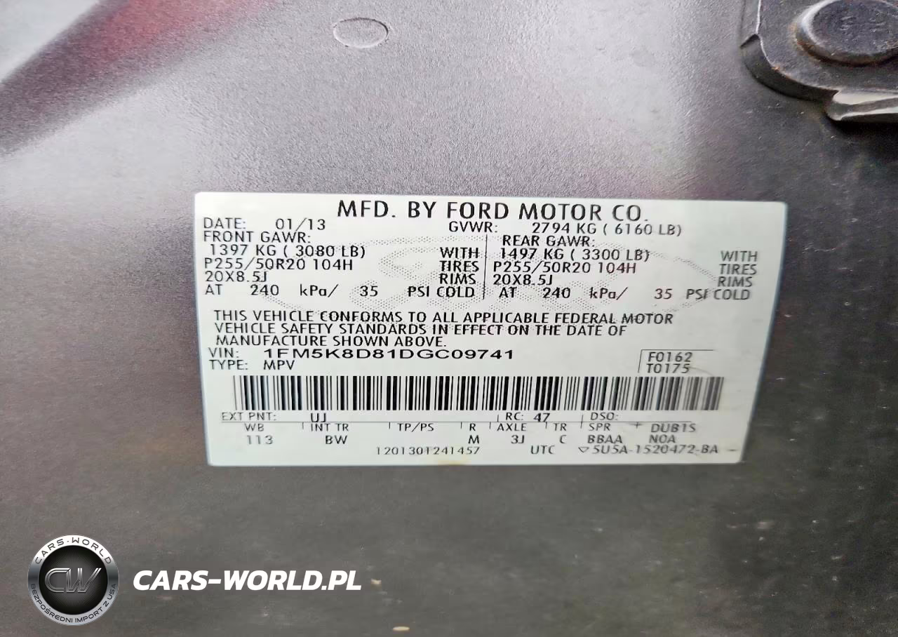 2013 Ford Explorer Xlt VIN:1FM5K8D81DGC09741 - 13