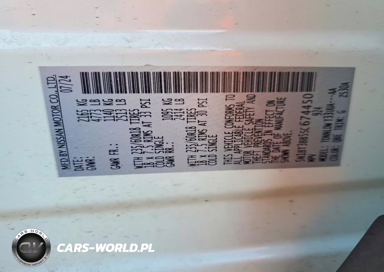 2025 Nissan Rogue Sv VIN:5N1BT3BB5SC674450 - 13