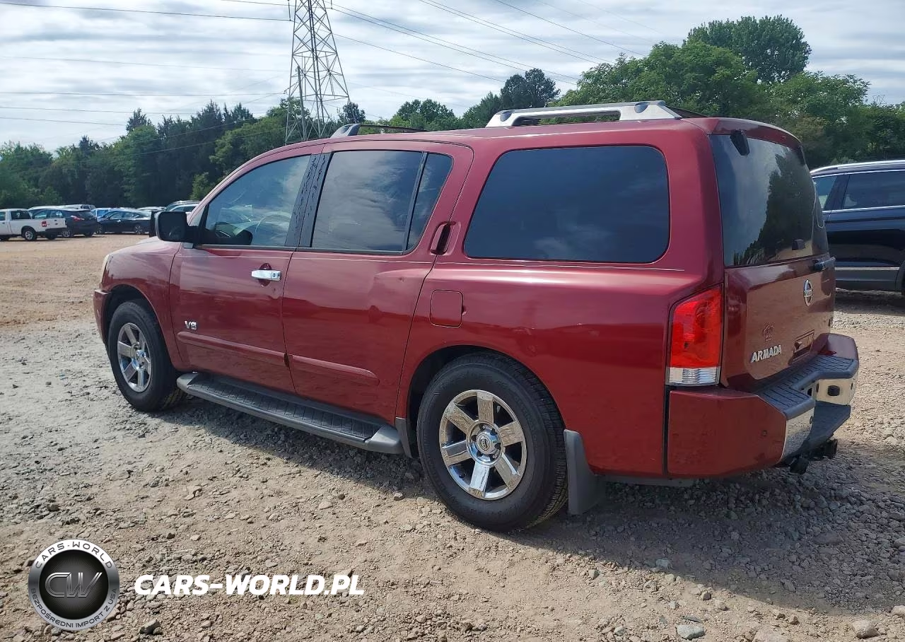 2007 Nissan Armada Se VIN:5N1AA08A27N721251 - 2