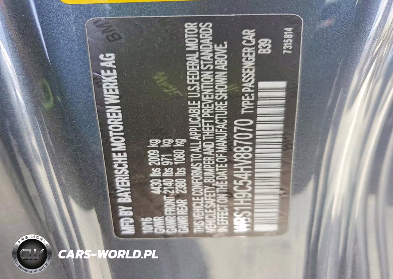 2017 BMW M2 VIN:WBS1H9C54HV887070 - 12