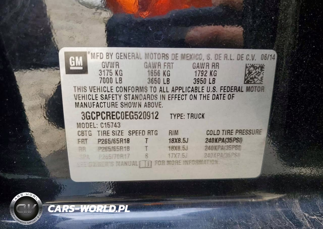 2014 Chevrolet Silverado C1500 Lt VIN:3GCPCREC0EG520912 - 12