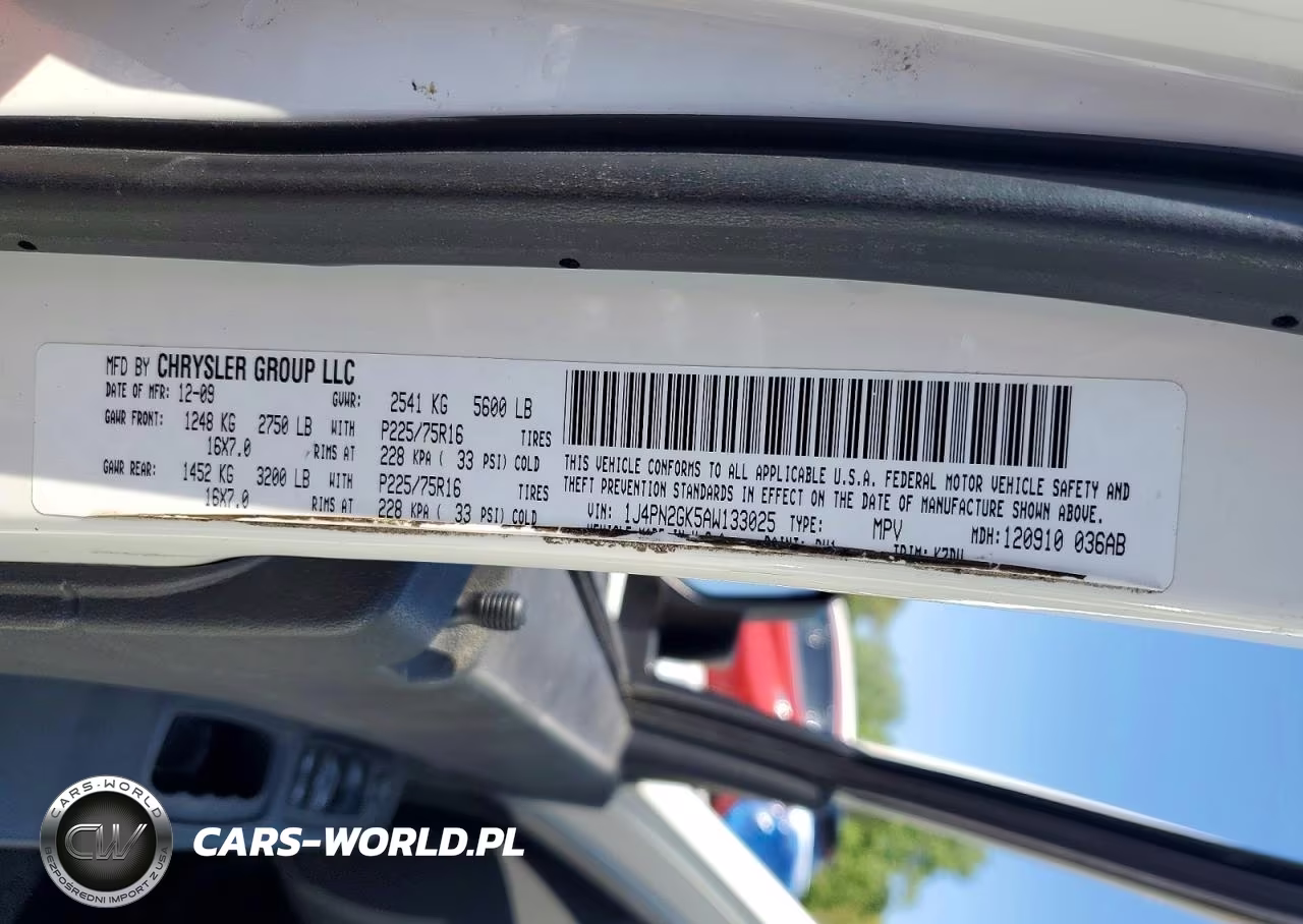2010 Jeep Liberty Sport VIN:1J4PN2GK5AW133025 - 14