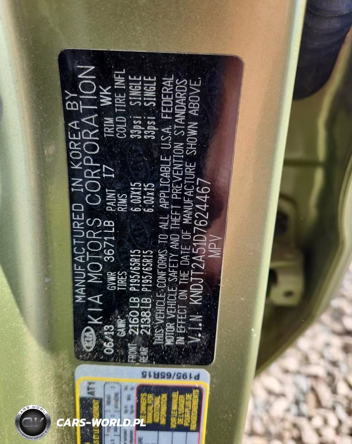 2013 Kia Soul Base VIN:KNDJT2A51D7624467 - 14