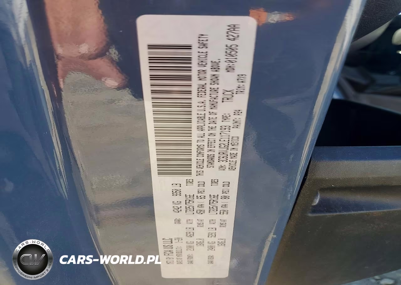 2020 Ram Promaster 3500 3500 High VIN:3C6URVJG2LE117193 - 13