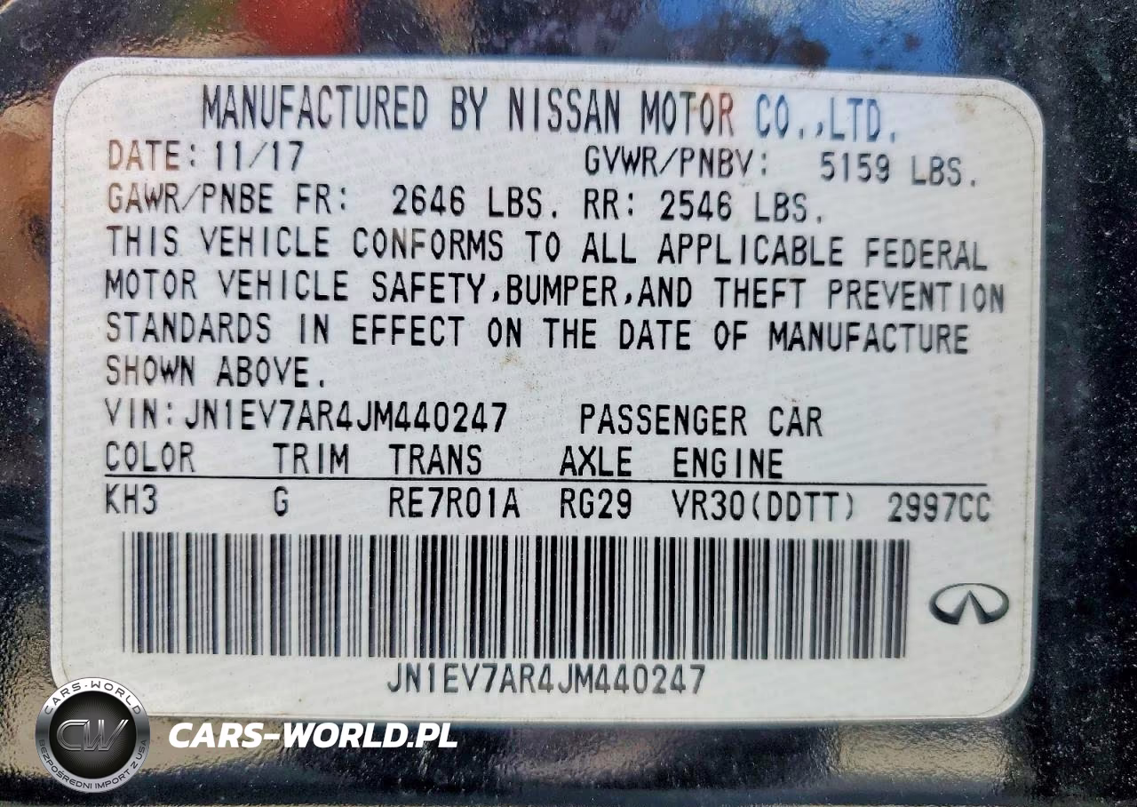 2018 Infiniti Q50 Luxe VIN:JN1EV7AR4JM440247 - 12