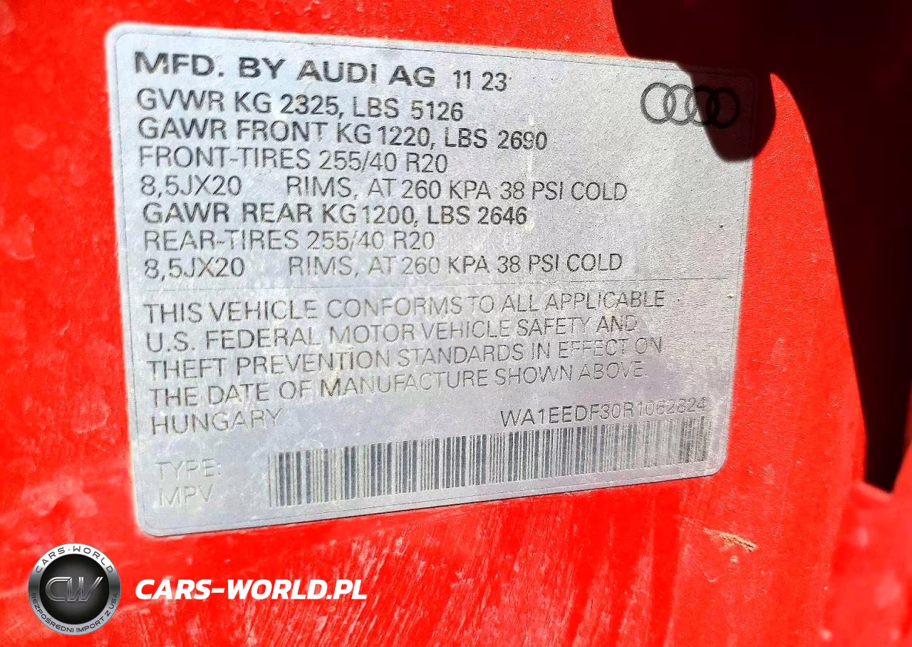 2024 Audi Q3 Premium Plus S Line 45 VIN:WA1EEDF30R1062824 - 13