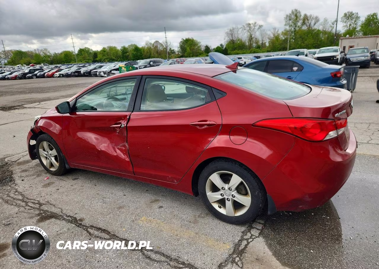 2013 Hyundai Elantra Gls VIN:KMHDH4AE5DU618744 - 2