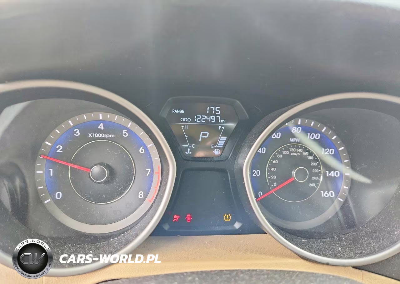 2013 Hyundai Elantra Gls VIN:KMHDH4AE5DU618744 - 9