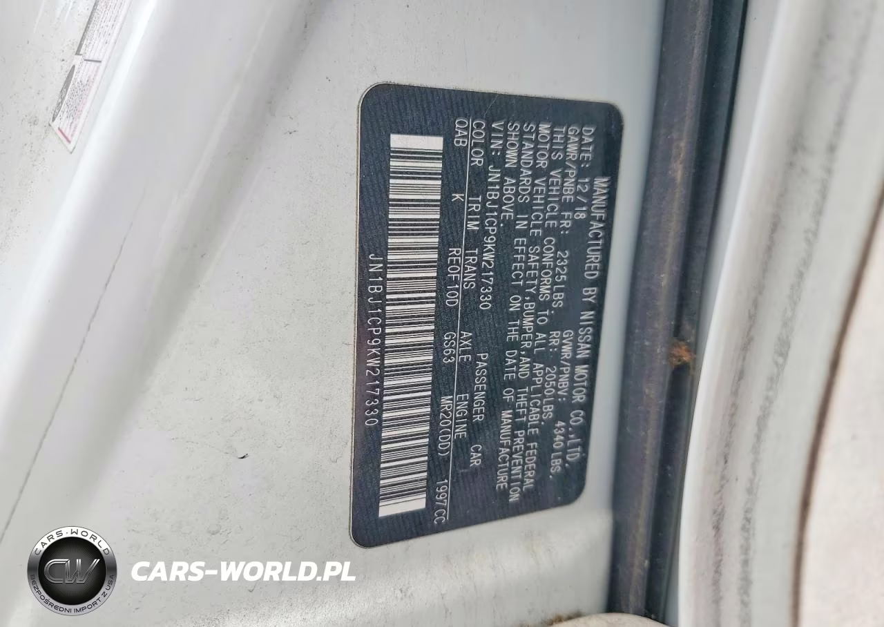 2019 Nissan Rogue Sport Sv VIN:JN1BJ1CP9KW217330 - 14
