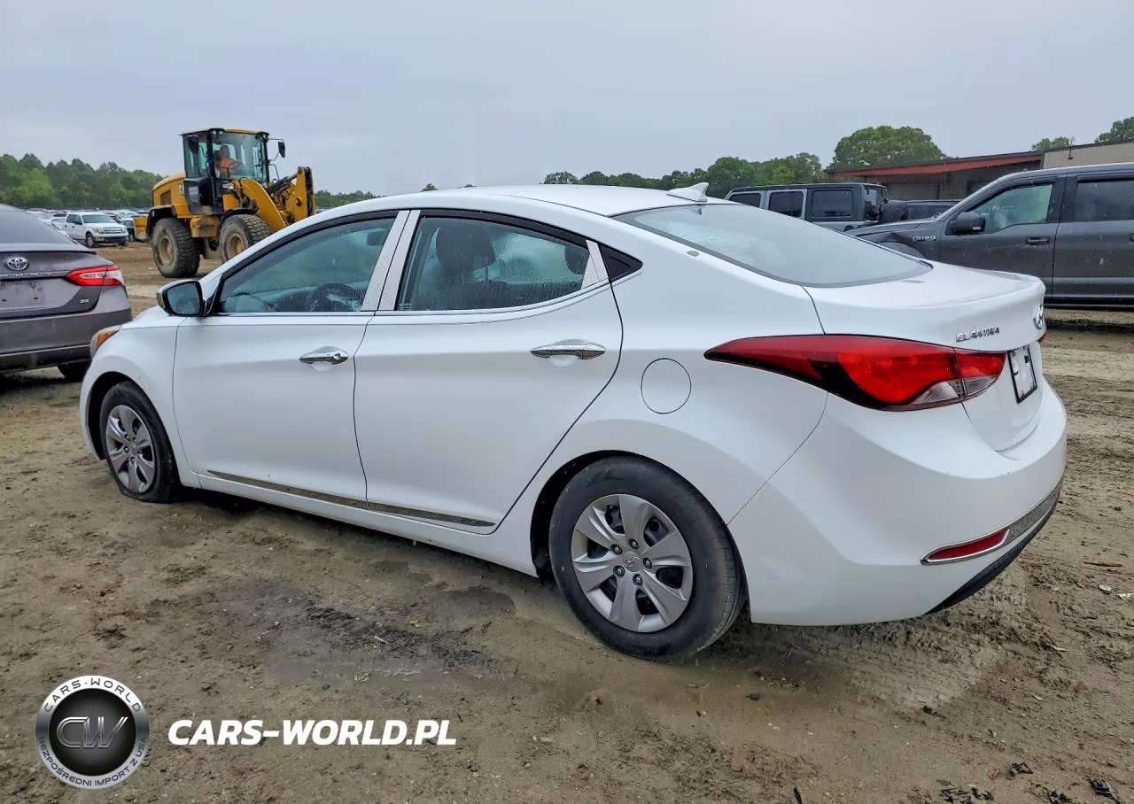 2016 Hyundai Elantra Se VIN:5NPDH4AE3GH666326 - 2