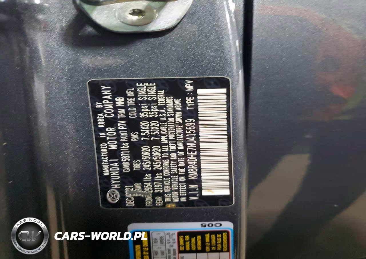 2022 Hyundai Palisade VIN:KM8R4DHE7NU415699 - 13