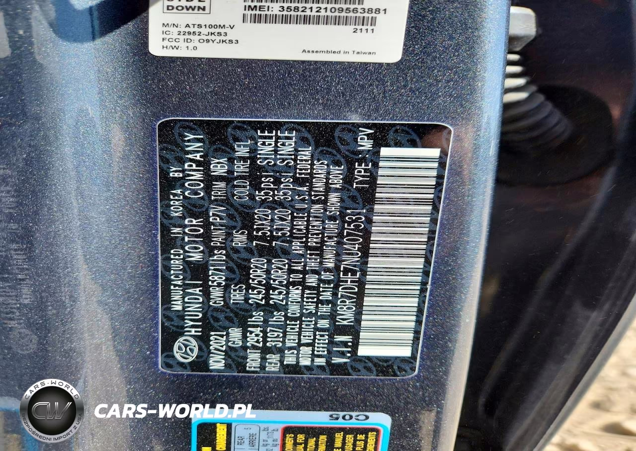 2022 Hyundai Palisade Calligraphy VIN:KM8R7DHE7NU407531 - 13
