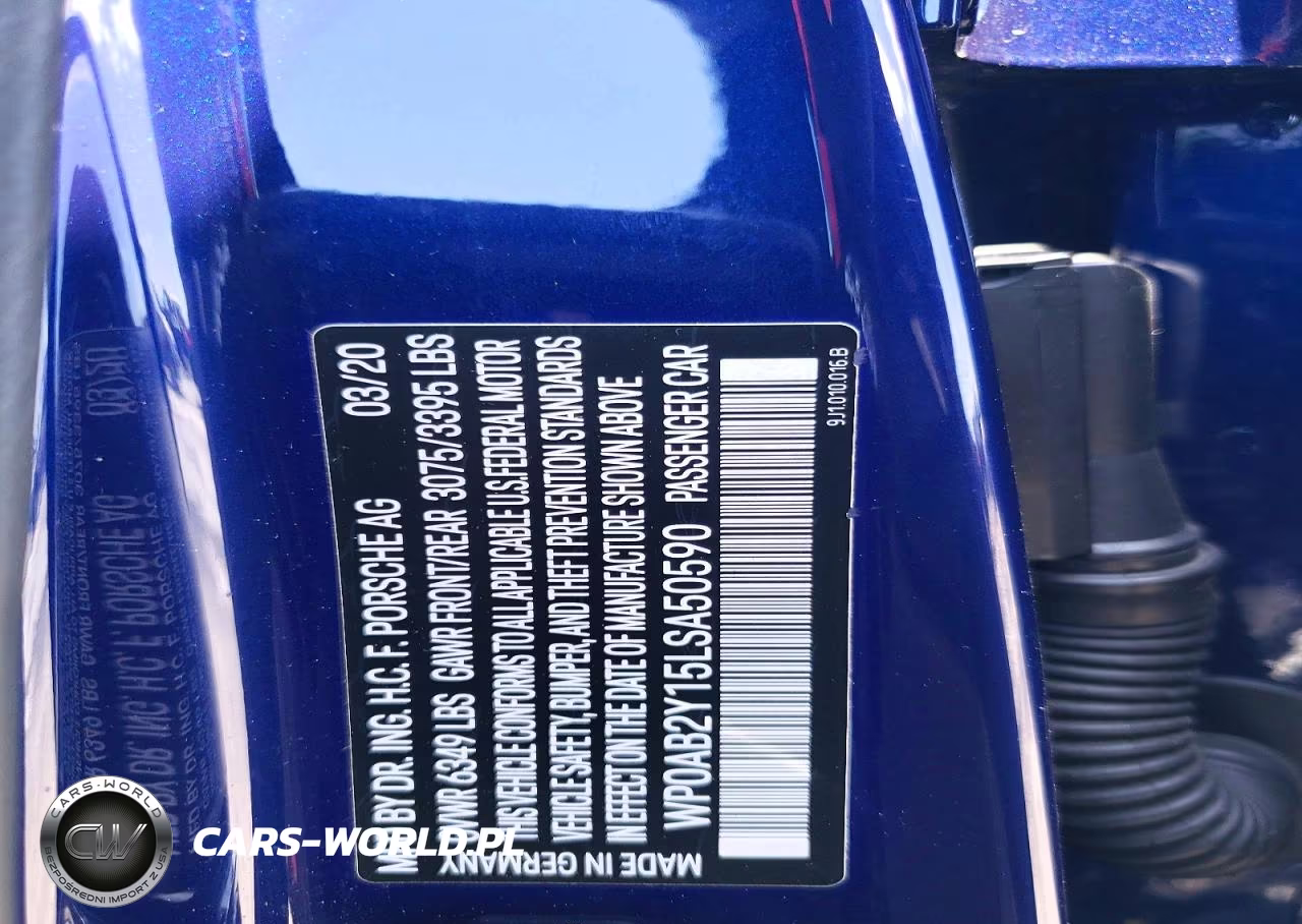 2020 Porsche Taycan 4S VIN:WP0AB2Y15LSA50590 - 13