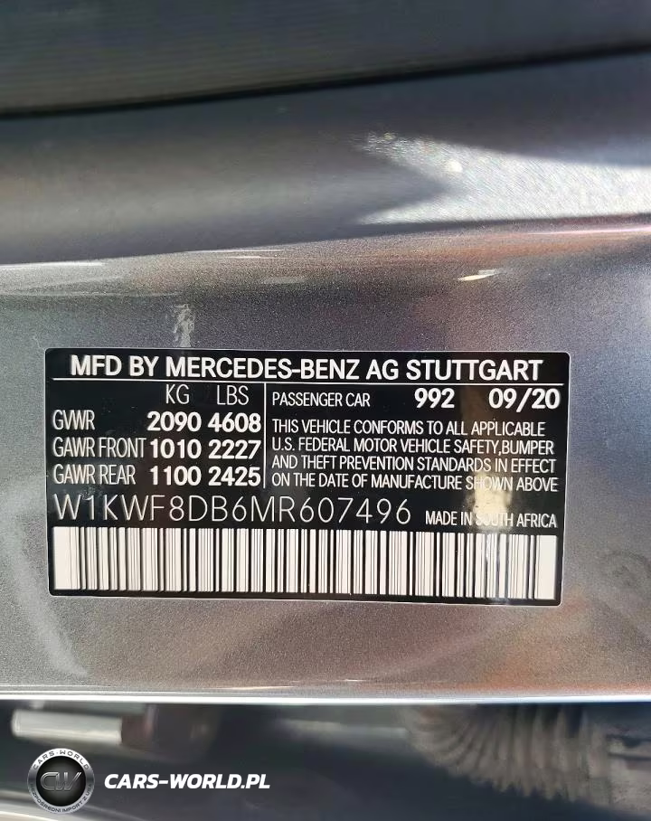 2021 Mercedes-Benz C 300 VIN:W1KWF8DB6MR607496 - 12