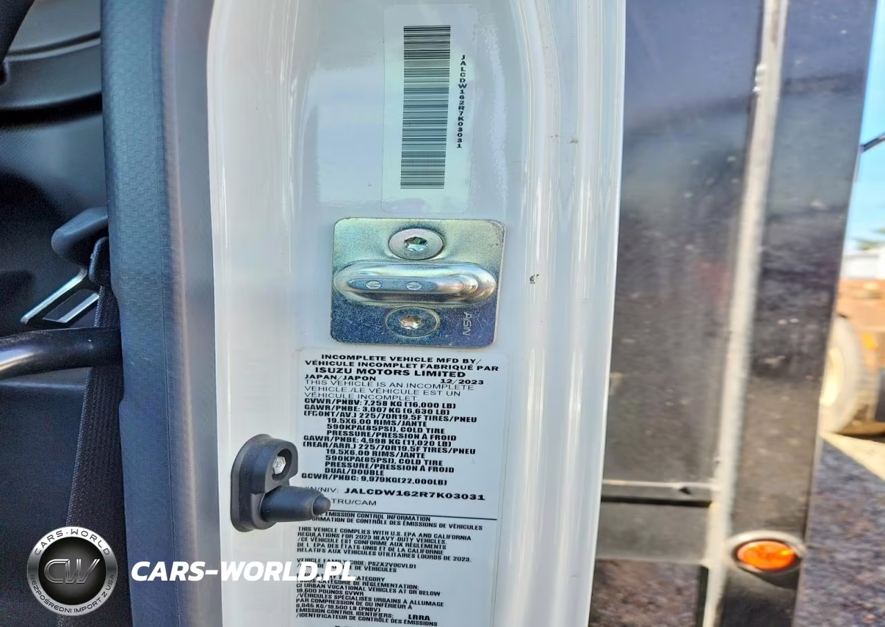 2024 Chevrolet 4500Xd VIN:JALCDW162R7K03031 - 12