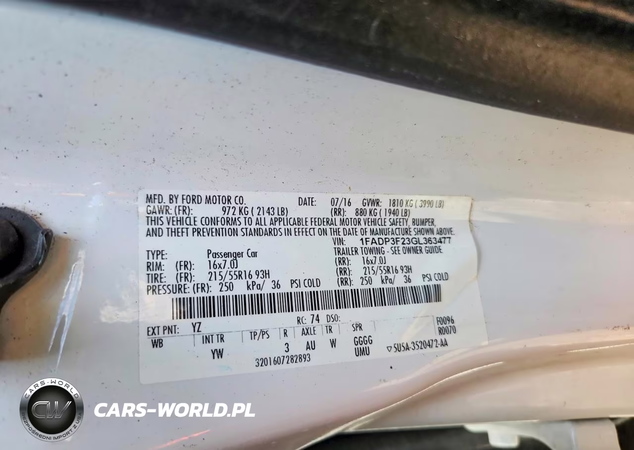 2016 Ford Focus Se VIN:1FADP3F23GL363477 - 13