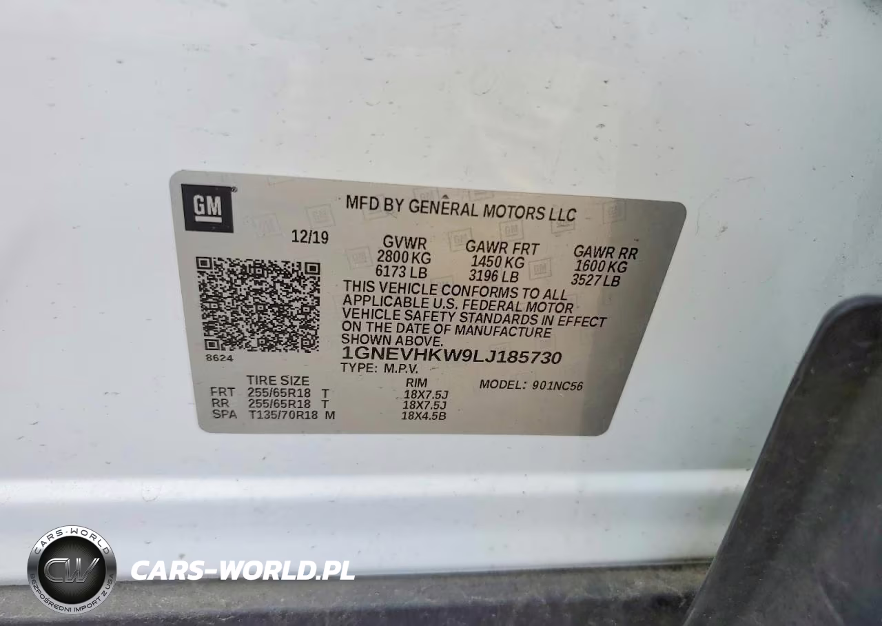 2020 Chevrolet Traverse Lt VIN:1GNEVHKW9LJ185730 - 13