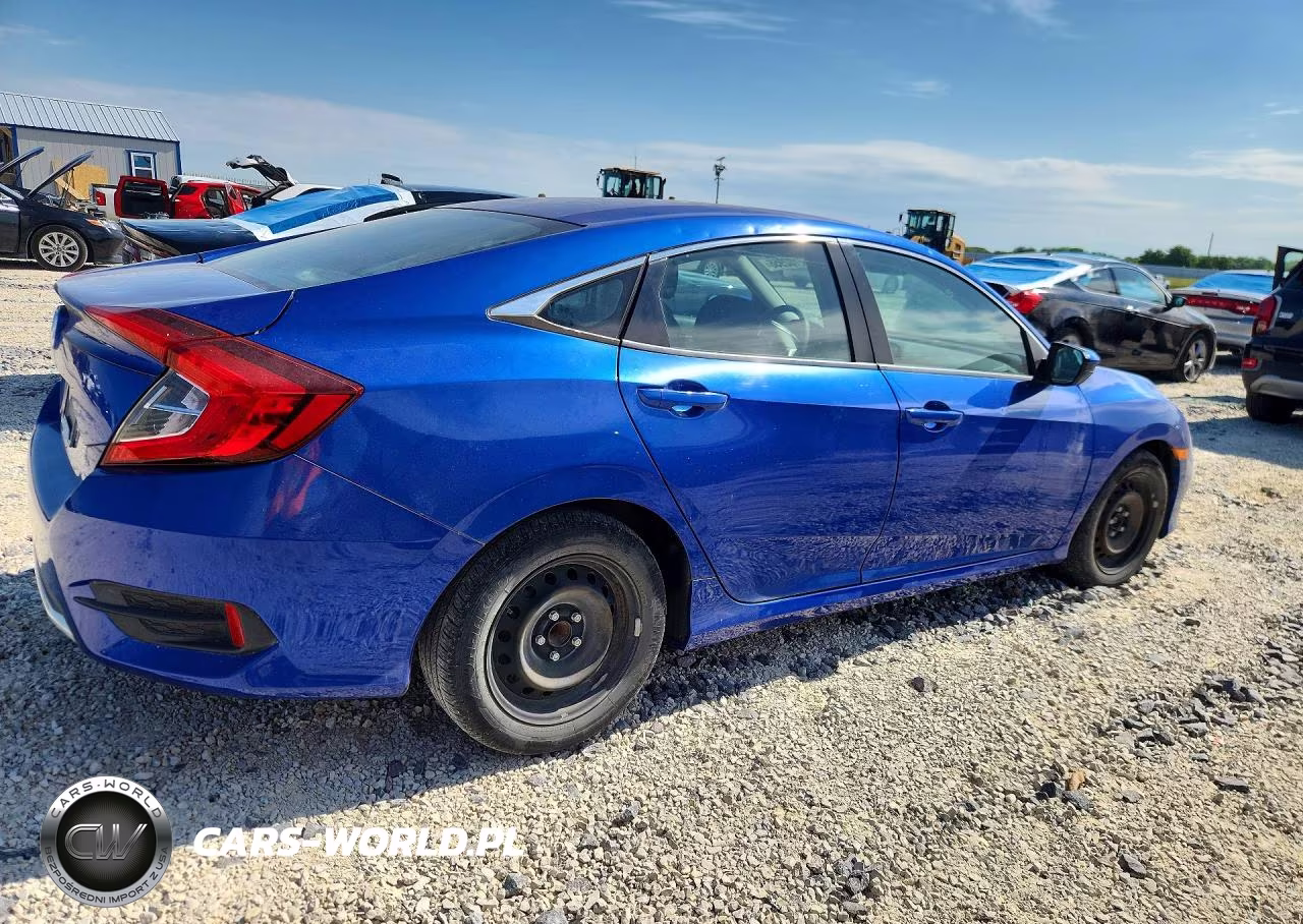2019 Honda Civic Lx VIN:2HGFC2F64KH520324 - 3