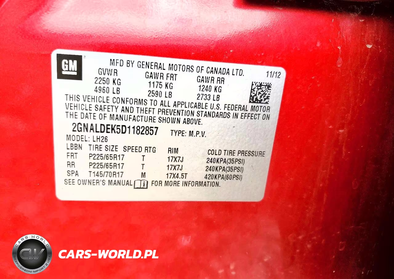 2013 Chevrolet Equinox Lt VIN:2GNALDEK5D1182857 - 13