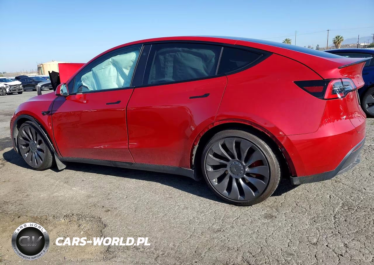 2021 Tesla Model Y VIN:5YJYGDEF3MF124595 - 2