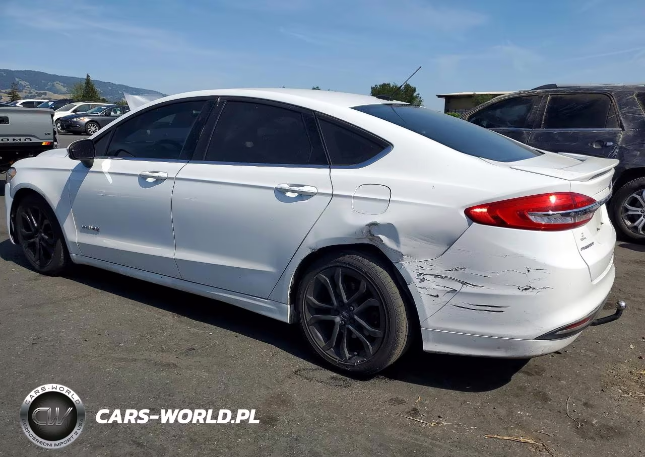 2018 Ford Fusion Se Hybrid VIN:3FA6P0LUXJR116818 - 2