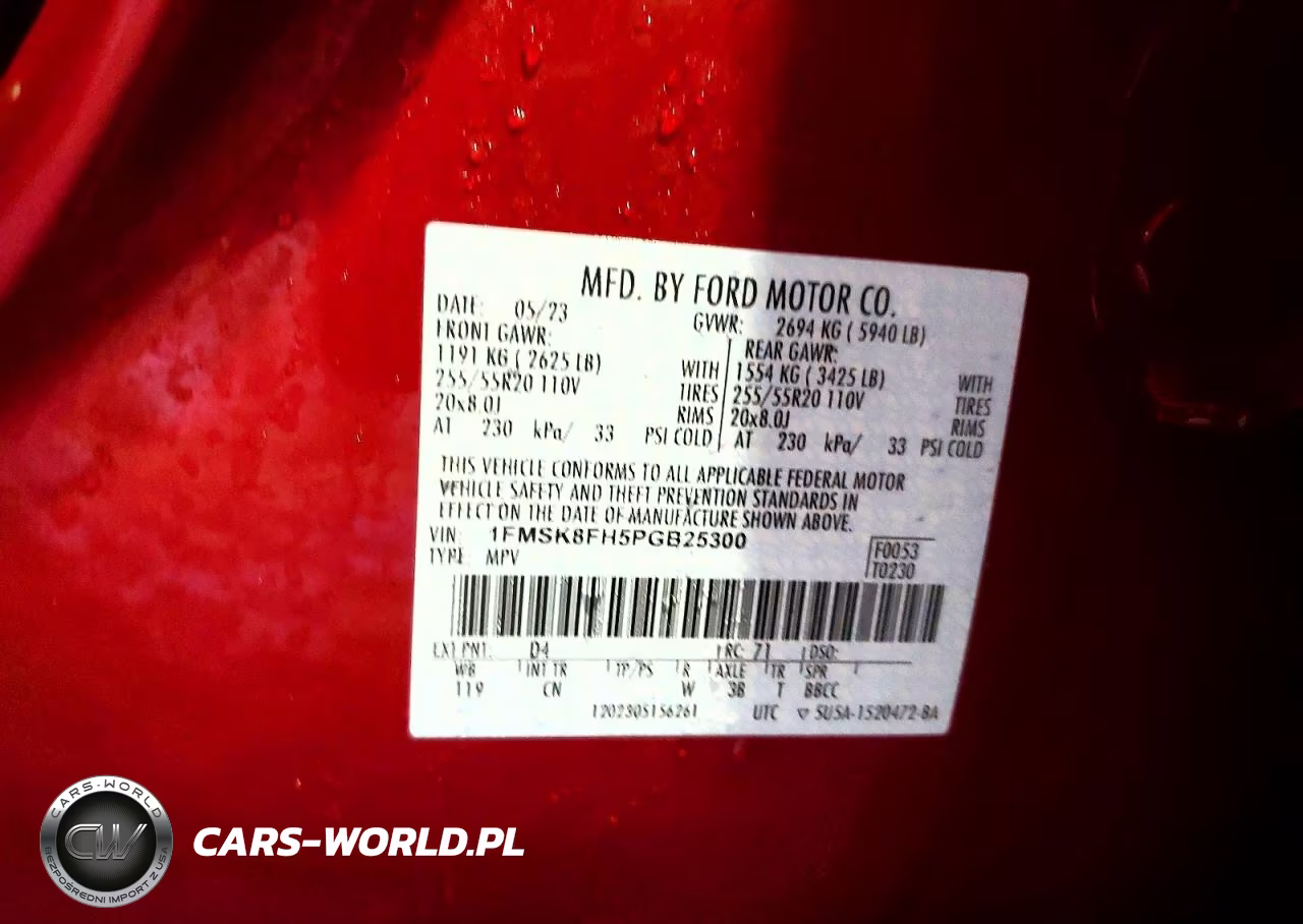 2023 Ford Explorer Limited VIN:1FMSK8FH5PGB25300 - 14
