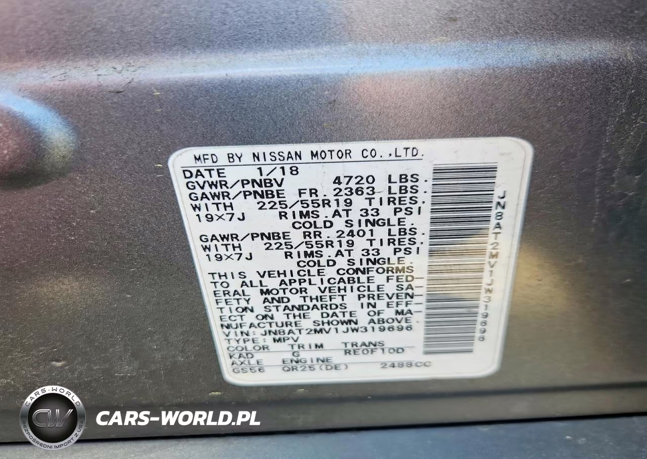 2018 Nissan Rogue Sl VIN:JN8AT2MV1JW319696 - 13