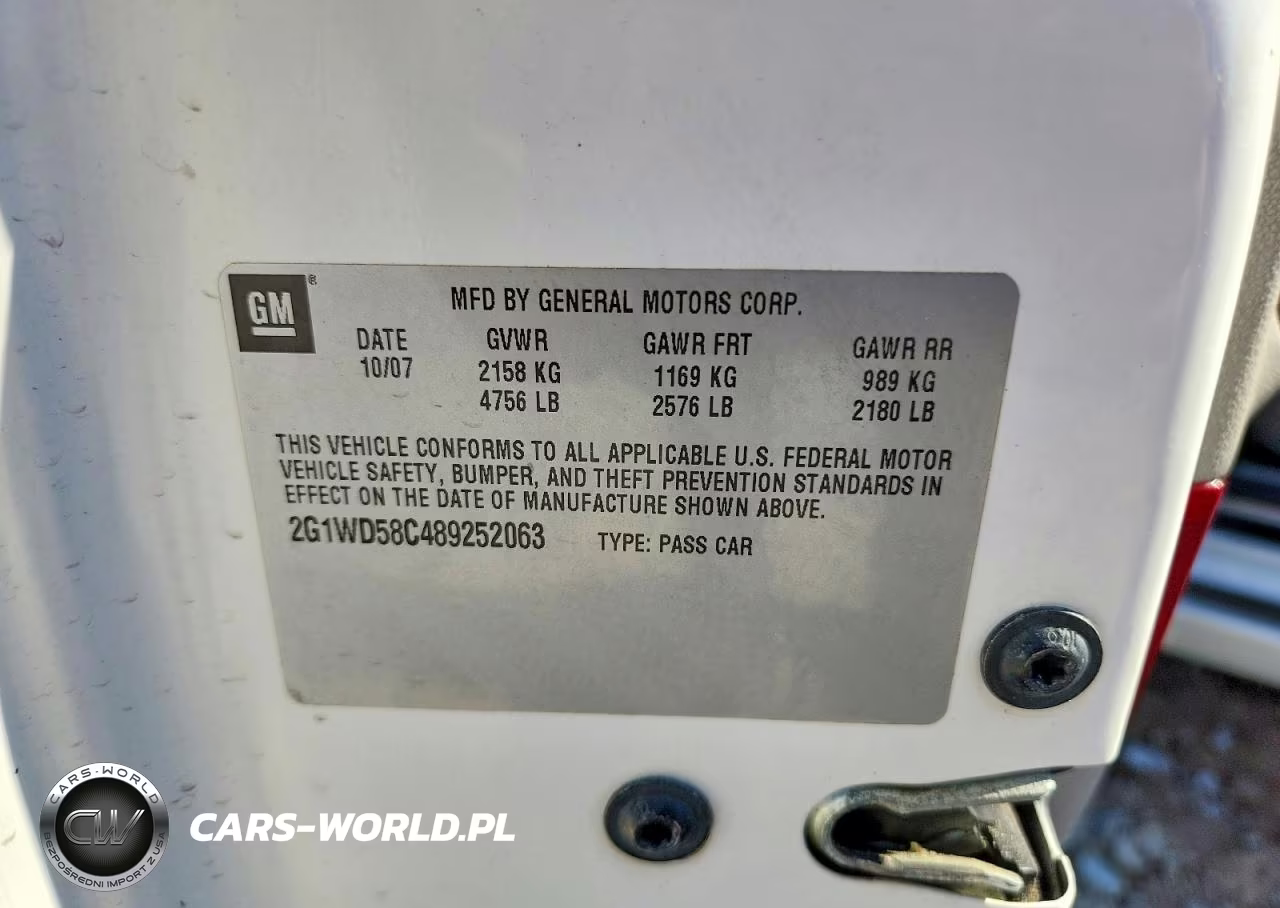 2008 Chevrolet Impala Super Sport VIN:2G1WD58C489252063 - 12