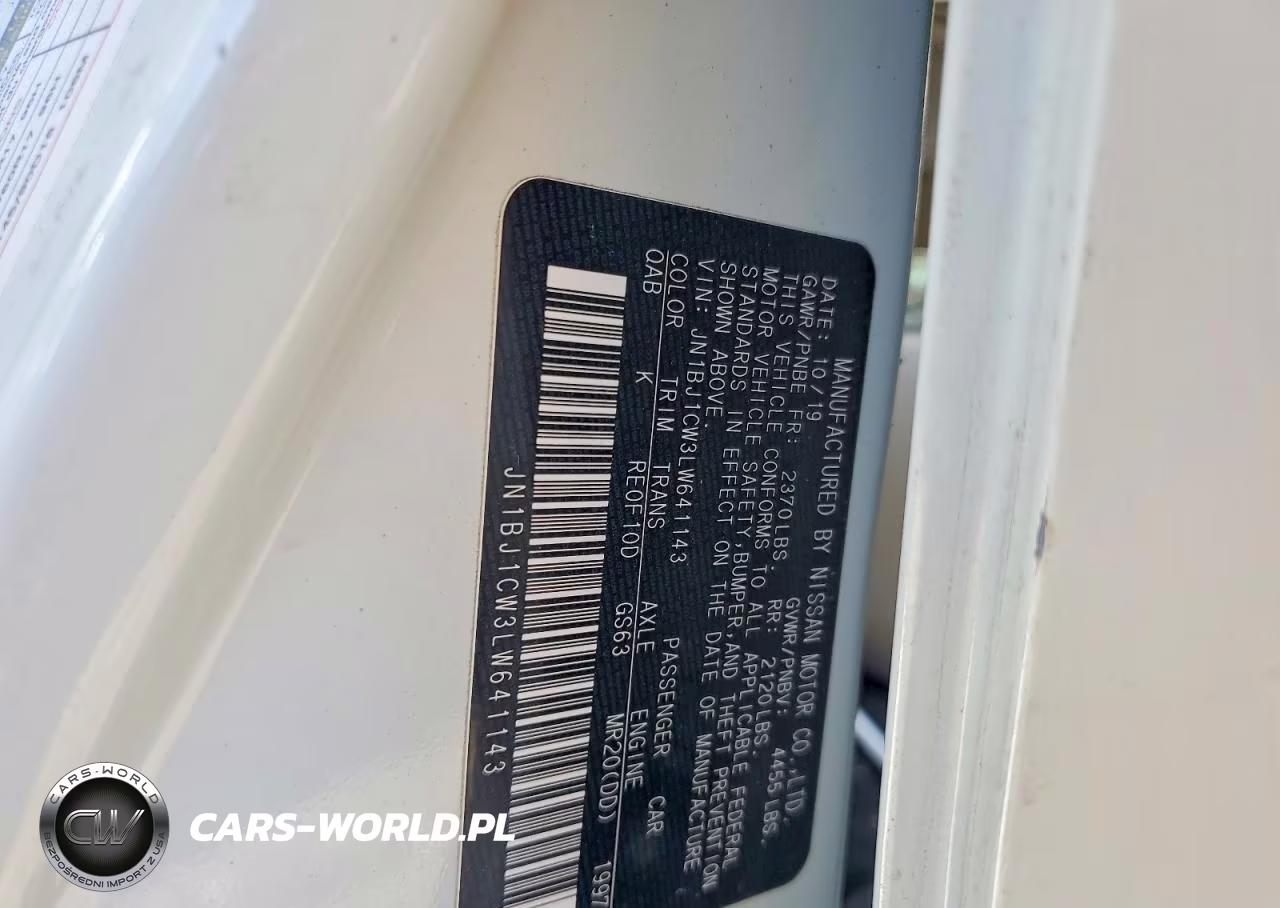 2020 Nissan Rogue Sport Sv VIN:JN1BJ1CW3LW641143 - 13