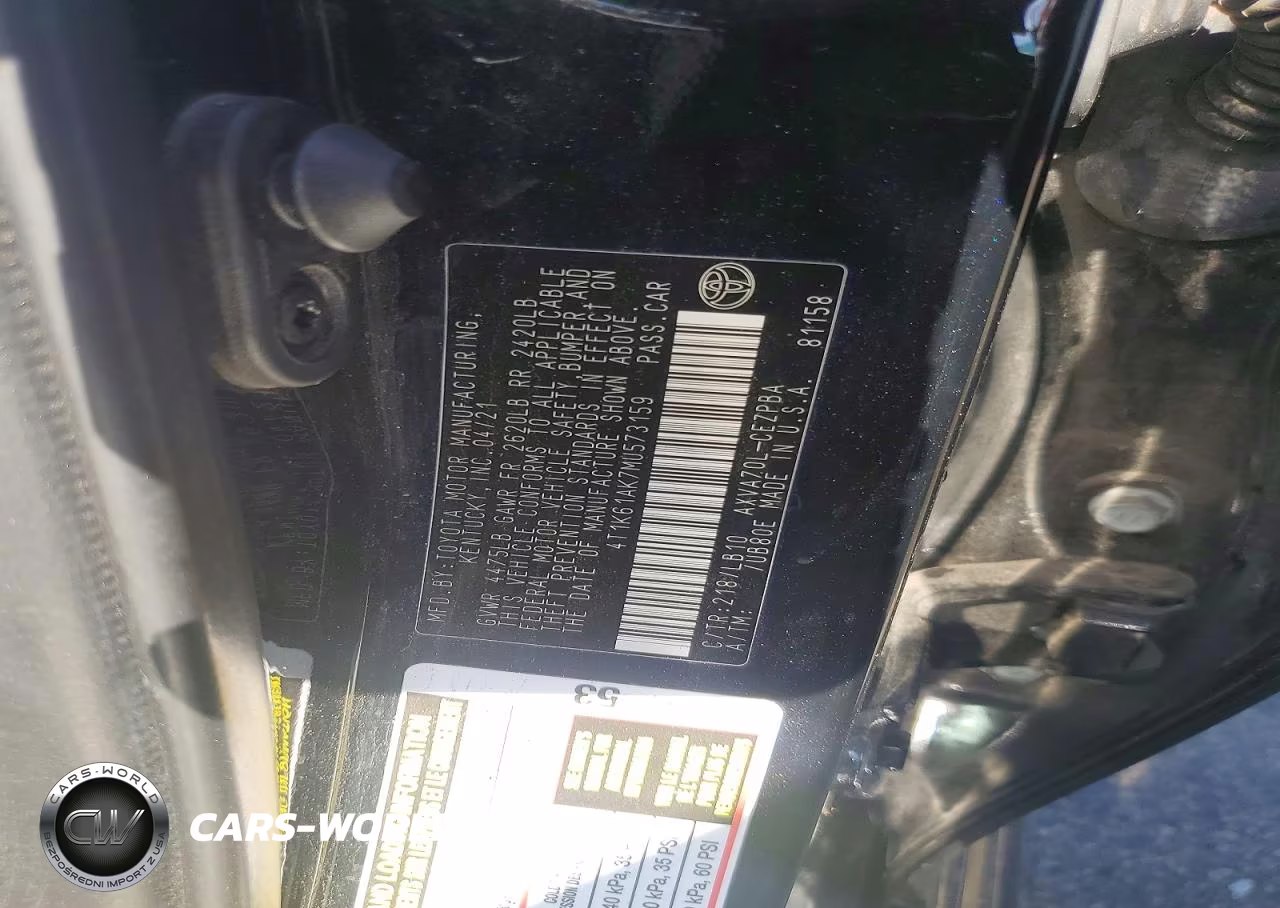 2021 Toyota Camry Xse VIN:4T1K61AK7MU573159 - 12
