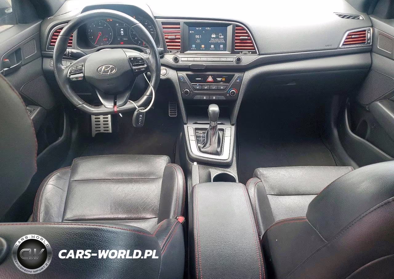 2018 Hyundai Elantra Sport VIN:KMHD04LB3JU720517 - 8
