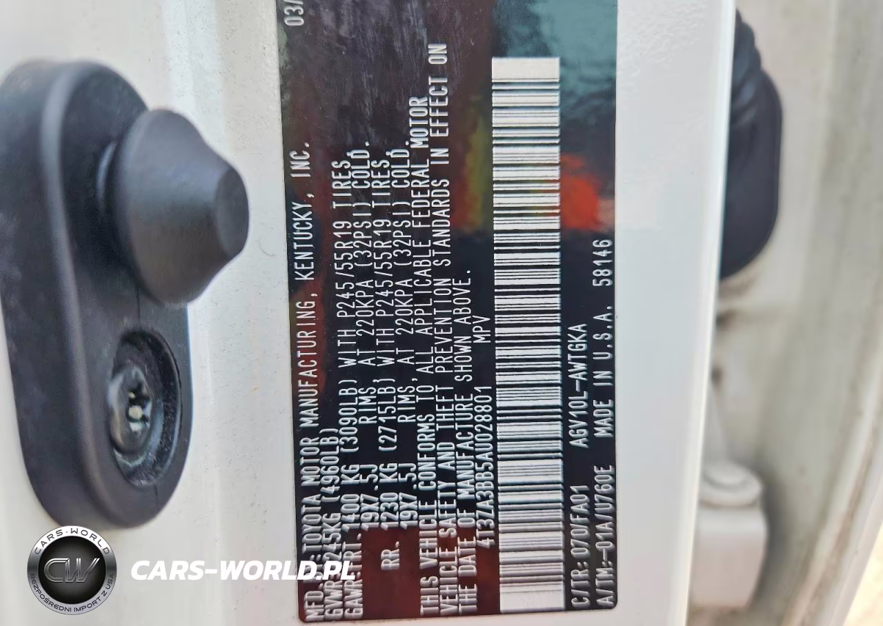 2010 Toyota Venza Fwd 4Cyl VIN:4T3ZA3BB5AU028801 - 12