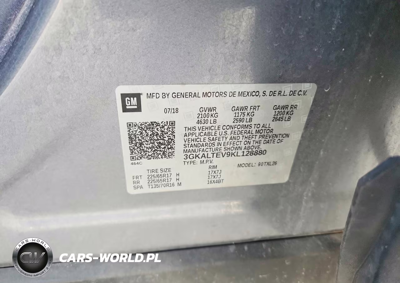 2019 GMC Terrain Sle VIN:3GKALTEV9KL128880 - 14