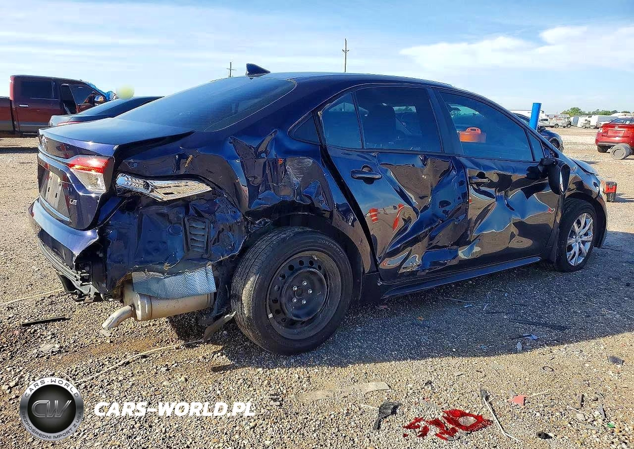 2022 Toyota Corolla Le VIN:5YFEPMAE9NP337704 - 3