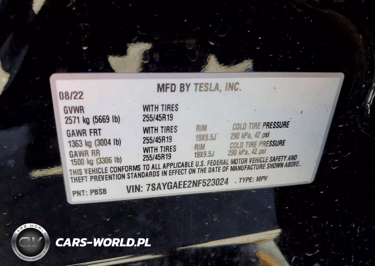 2022 Tesla Model Y VIN:7SAYGAEE2NF523024 - 13