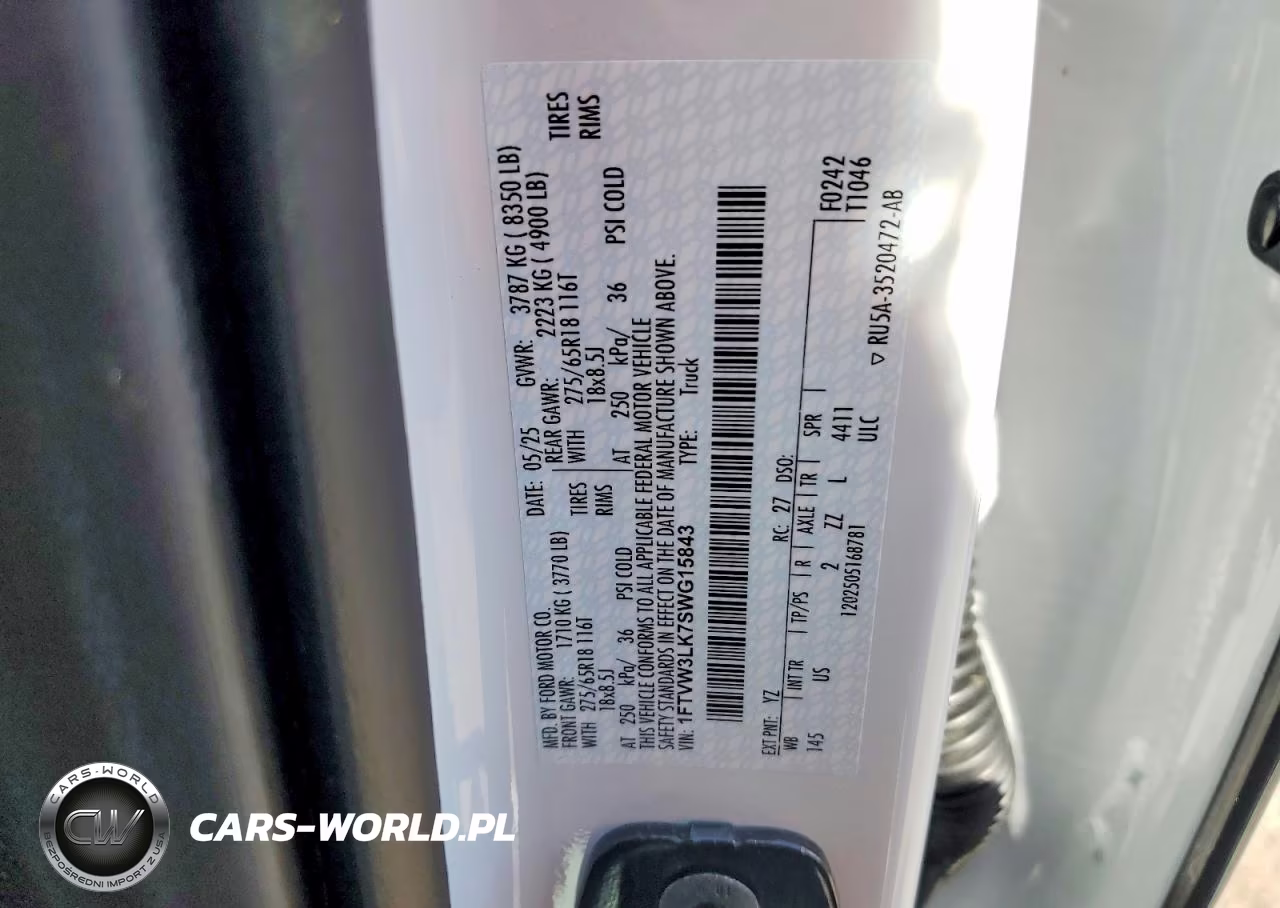 2025 Ford F150 Lightning Xlt VIN:1FTVW3LK7SWG15843 - 12