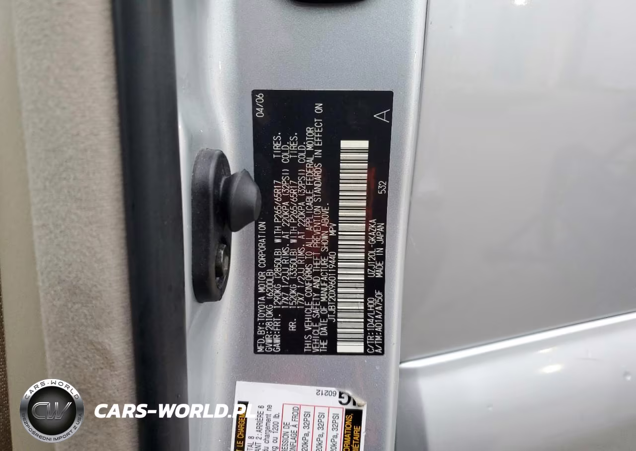 2006 Lexus Gx 470 Base VIN:JTJBT20X960119440 - 13