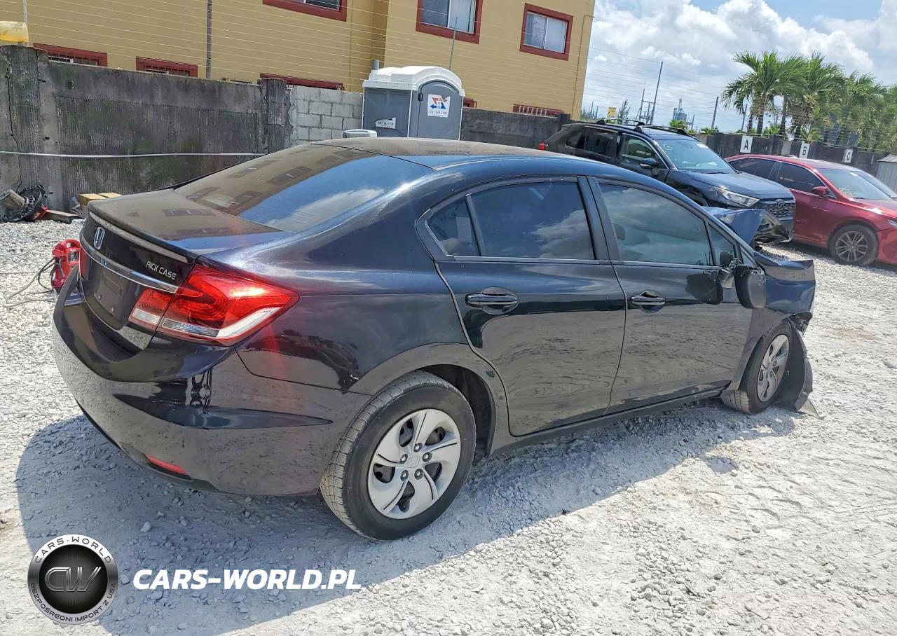 2015 Honda Civic Lx VIN:19XFB2F56FE105614 - 3