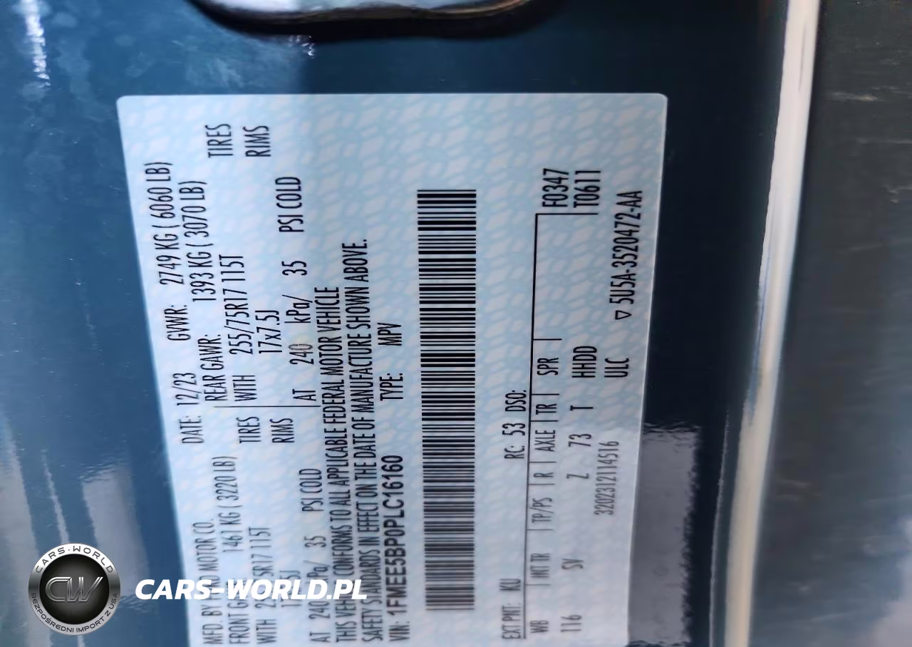2023 Ford Bronco Base VIN:1FMEE5BP0PLC16160 - 12