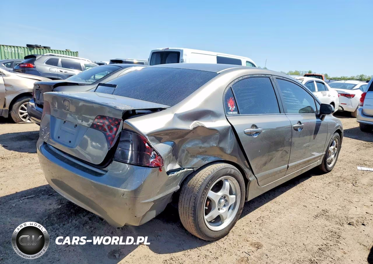 2008 Honda Civic Lx VIN:1HGFA16568L040367 - 3