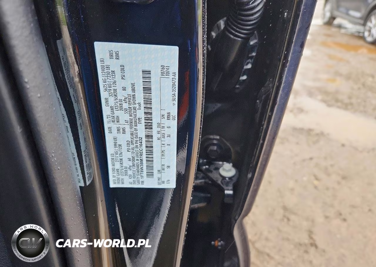 2024 Ford F350 Super Duty VIN:1FT8W3BM7REC16432 - 12