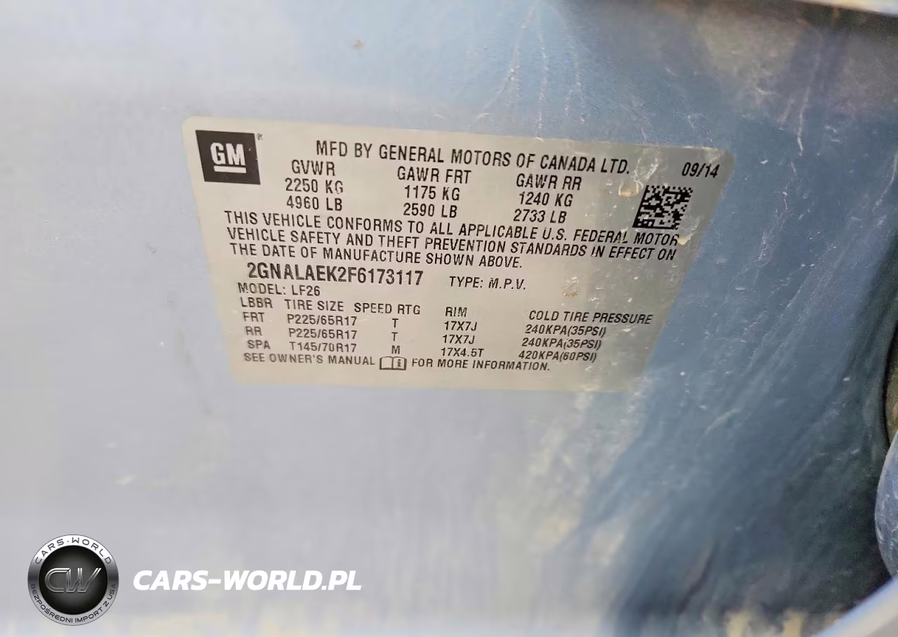 2015 Chevrolet Equinox Ls VIN:2GNALAEK2F6173117 - 12
