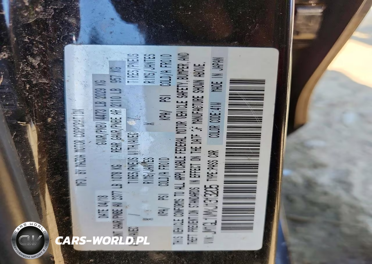 2018 Mazda 6 Touring VIN:JM1GL1VMXJ1313205 - 13